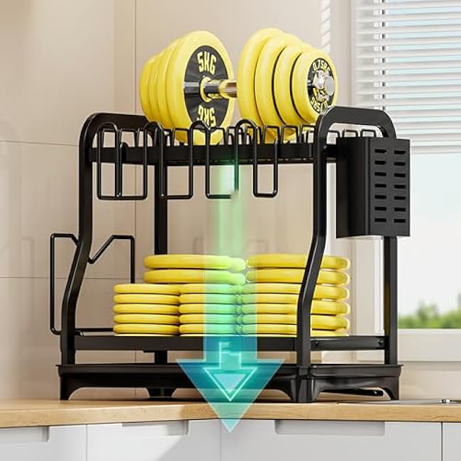 Premium Stainless Steel Dish Drying Rack - Fast Drying & Space-Saving Solution for Your Kitchen