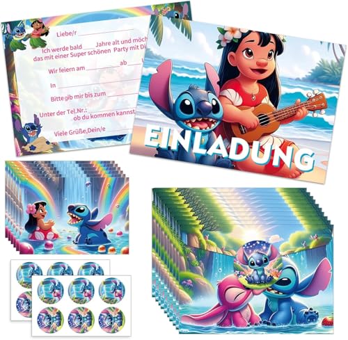 12x Einladungskarten Kindergeburtstag Thema Party Geburtstag Einladung