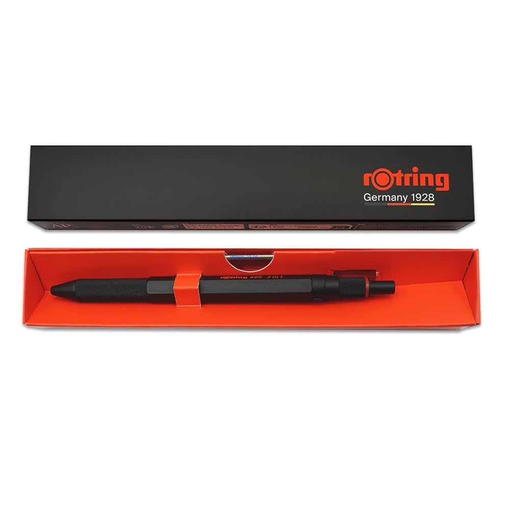 Amazon | rOtring ロットリング 600 3in1 マルチペン ブラック 2