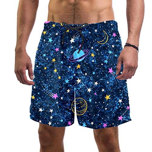 Short de bain homme Yuzheng maillot de plage espace pour vacances d'été