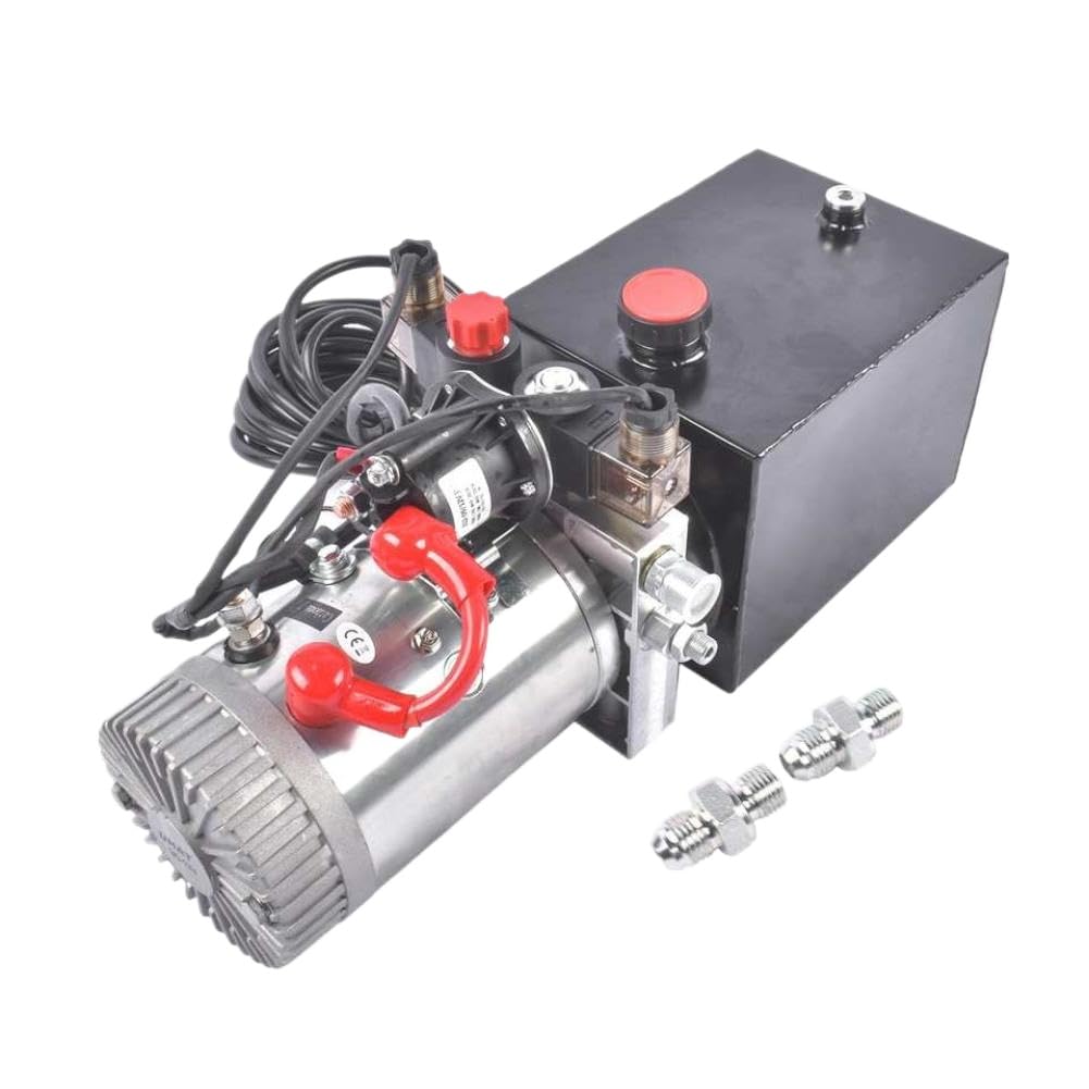 Aadzeafxq Onecolor Hydraulic Power Unit Replacement Compatible With Ap03 3200 Psi 4 Qt 12V Double Acting Hydraulic Dump Trailer Pump