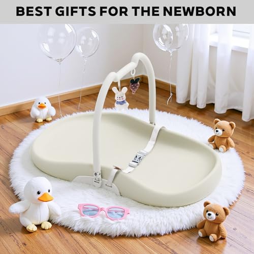 Baby Changing Pad, Waterproof, Easy to Clean Diaper Changing Mat, Portable Changing Pad on Table Topper for Changing Diaper and Dresser (Beige) - Image 4