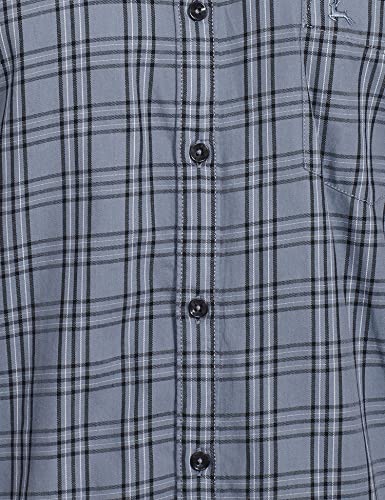Image of Parx Men's Checkered Slim Fit Shirt