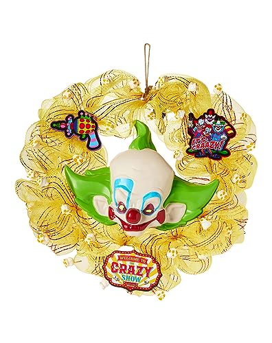 Spirit Halloween The Crazy Show Wreath - Killer Klowns from
