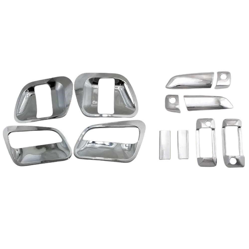 Silber Auto Zubehör Upgrade Dekoration Türgriff Schüssel Abdeckung Trim Für Hiace Für Pendler 2008-2018