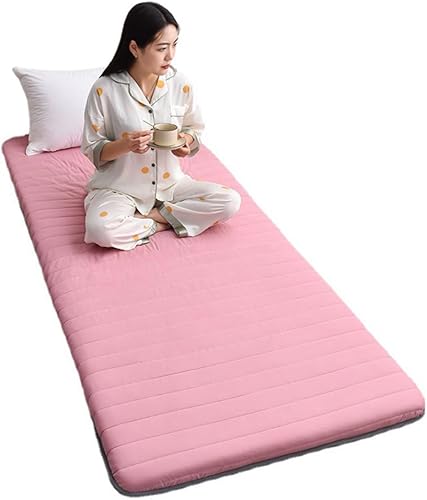 Colchón japonés de suelo tipo futón, colchón plegable de 1.7 pulgadas de grosor, tapete de tatami portátil para tumbona, almohada, cama, campamento,