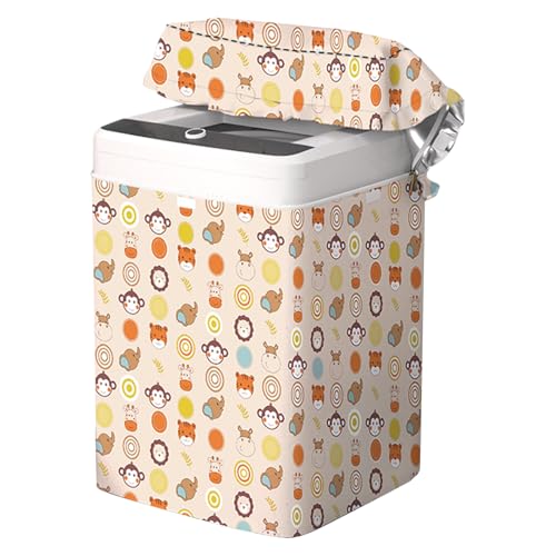 Funda para lavadora – Funda para lavadora y secadora de carga con cremallera, protector impermeable para dormitorio, balcón, hogar, apartamento, lavandería, dormitorio