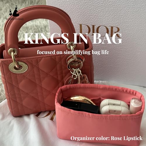 Image of Purse Organizer Insert for Lady /Toujours Bags, Satin Luxury Bag Insert, Lightweight & Portable Purse Shaper with Pockets, Ideal for Travel, Shopping, and Daily Use(Custom)