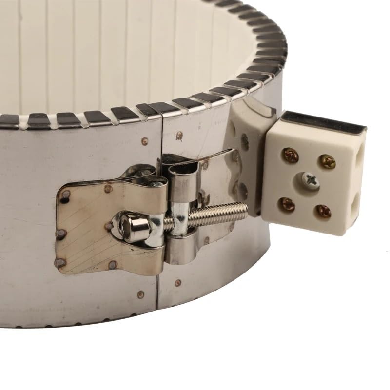 Riscaldatore a fascia in ceramica 180X80mm/180x195mm/180x245mm 220V 1500W/5500W/7000W Temperatura massima 800 gradi Celsius(180x245mm 7000W)