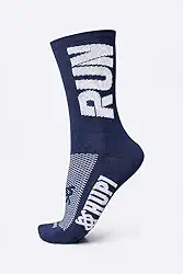 Meia Hupi Run para Corrida Preto/branco, Cor: Preto/branco