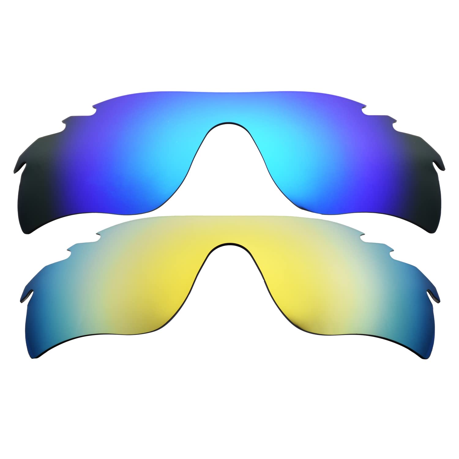 Lentes Radarlock Path ventilado azul oro recambio sol 7