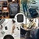 FLYAMAPIRIT Mini Aufbewahrungstasche für Reisen, Organizer für elektronisches Zubehör für USB-Kabel, SD-Karten, Smartphone-Ladegerät mit Reißverschluss usw. (Schwarz)