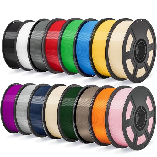 Image of 3D Printer Petg Filament 16KG Bundle 30-300mm /s for Bambu Lab AMS,AMS Lite | High toughness is suitable for functional parts;prevents nozzle clogging and air bubbles1.75mm is suitable for Bambu printers