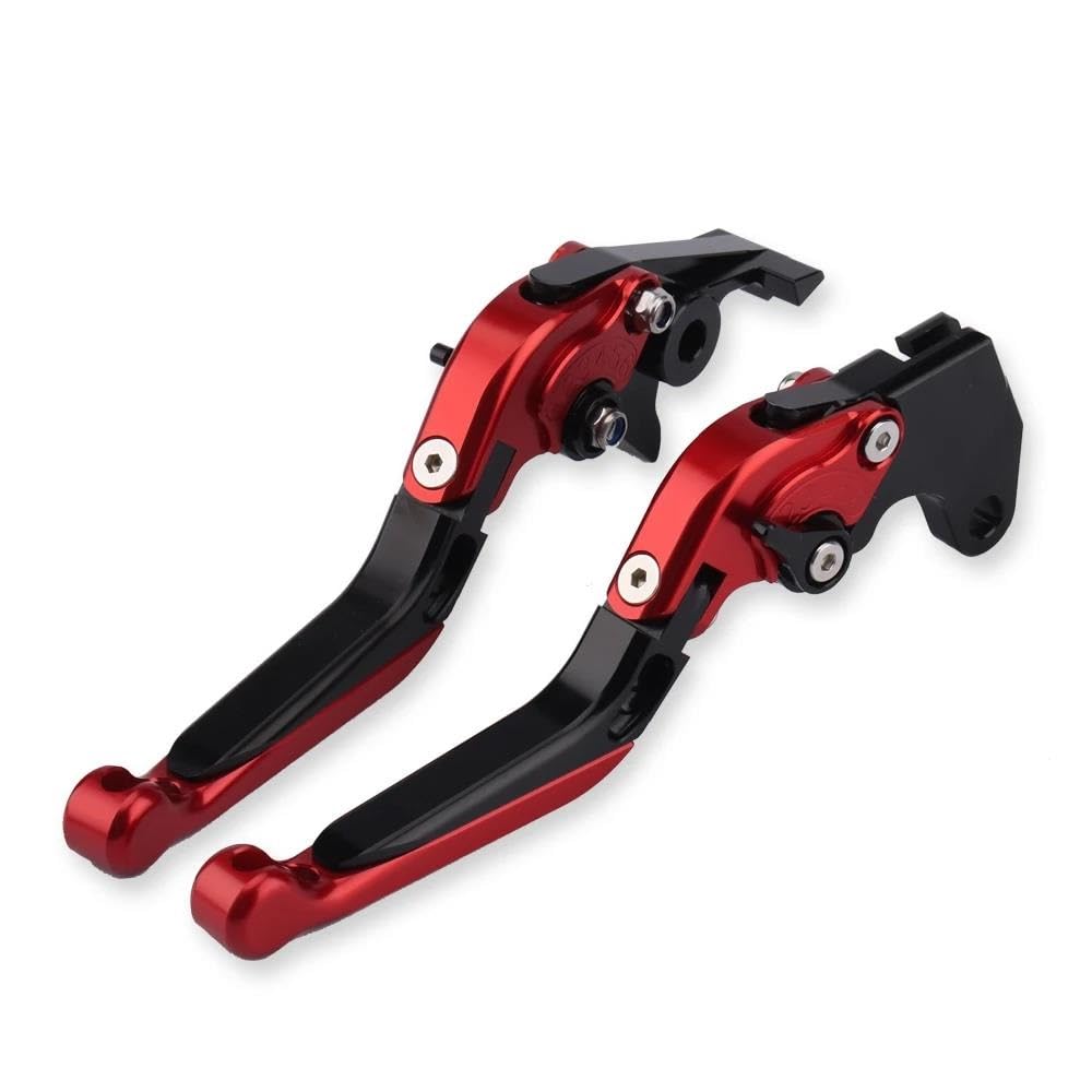 EWRsghRT Folding Brake Clutch Levers for Kawasaki Ninja 650R/ER-6F/ER-6N 2006 2007 2008 Motorcycle Adjustable Handle(Red)