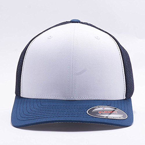 Image of Flexfit Two-Tone Stretch Mesh Fitted Cap Hat