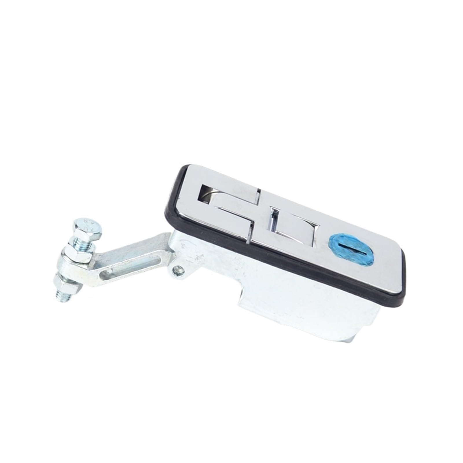 Cam Lock, Industrial Lever Locks Vending Cabinet Lock MS6018 Compressors car Trunk Lock Easy to Install Caravan RV Lock(Chrome)