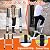 8.5 FT Collapsible Ladder, Aluminum Extension Ladder with Fixed Lock, 330lbs Capacity, Portable Telescopic Ladder with Handle, Telescoping Ladders for Home Roof Attic (8.5FT No Hook)