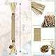vsshe Katzenminze Sticks,6 Stück Matatabi Katzensticks Katzenminzen Spielzeug Matatabi Stick Katzen Sticks Katzenminze Zähne Reinigung Dental Katzenspielzeug für Katzen Zahnpflege Natürlich Sicher