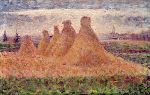 Cuadro pintura murales decor SERENDIPITP Georges Seurat imagen de lienzo decoraciones hogar