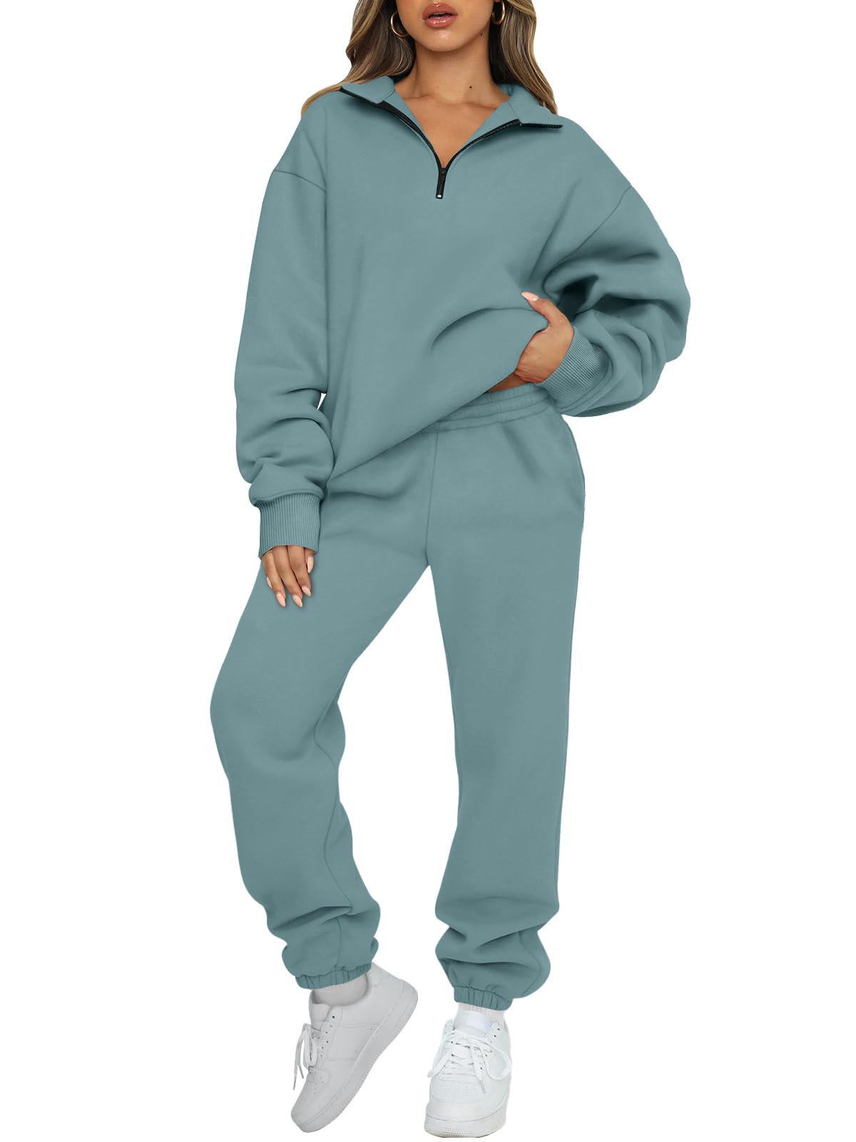 AUTOMET Women's Sweatsuits 2 Piece Outfits Lounge Sets
