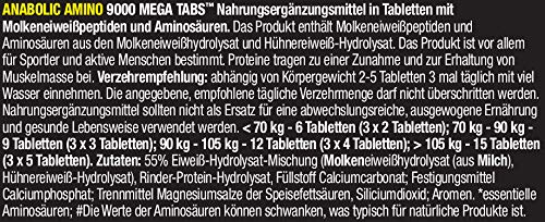 Olimp Anabolic Amino 9000 Mega Tabs, 300 tabletten - Image 6