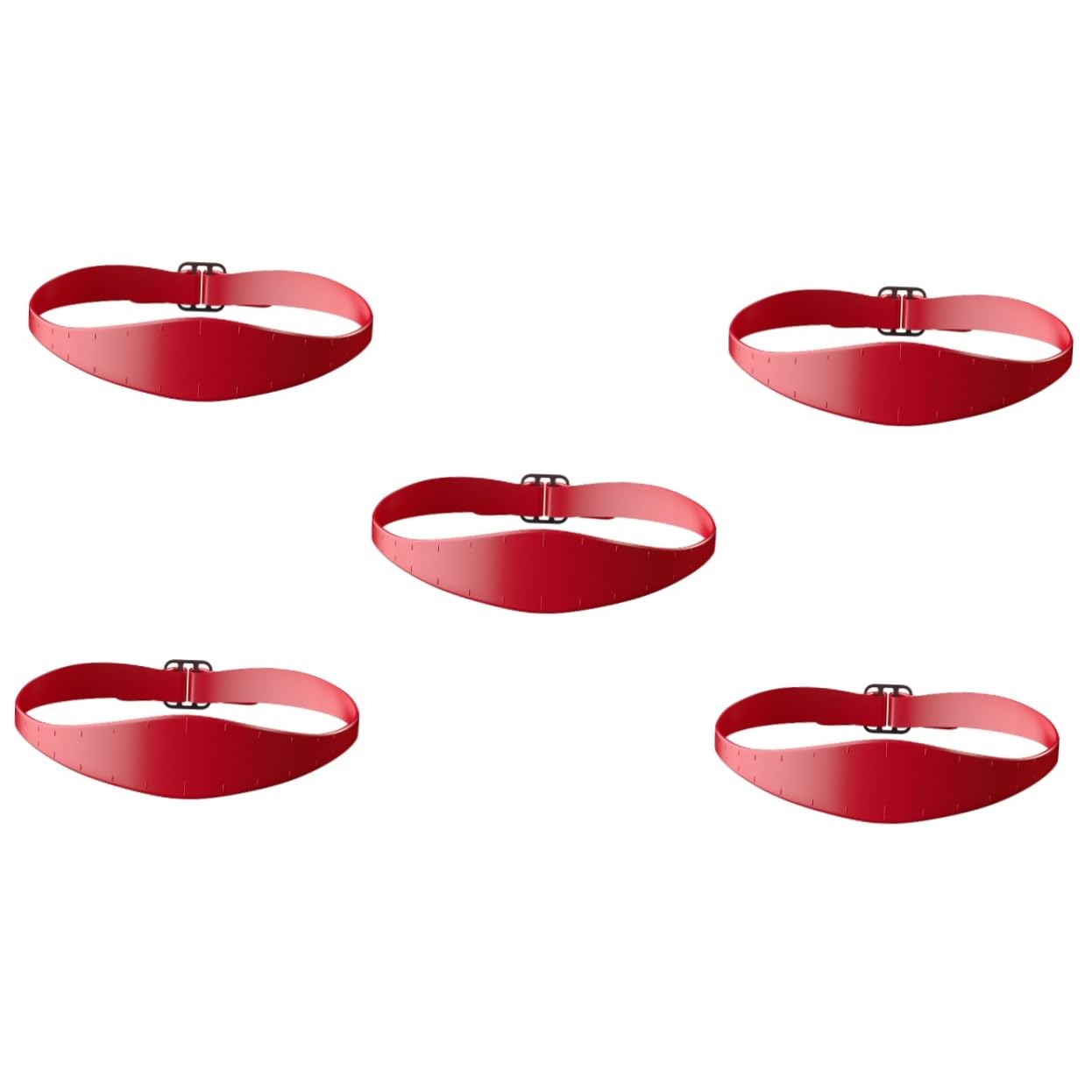 MAGICLULU Outil De Coupe De Cheveux Dégradé 5 Pièces Pour Hommes Guide De Coupe De Cheveux Gabarit De Rasage Réglable Pour Le Décolleté Silicone Robuste