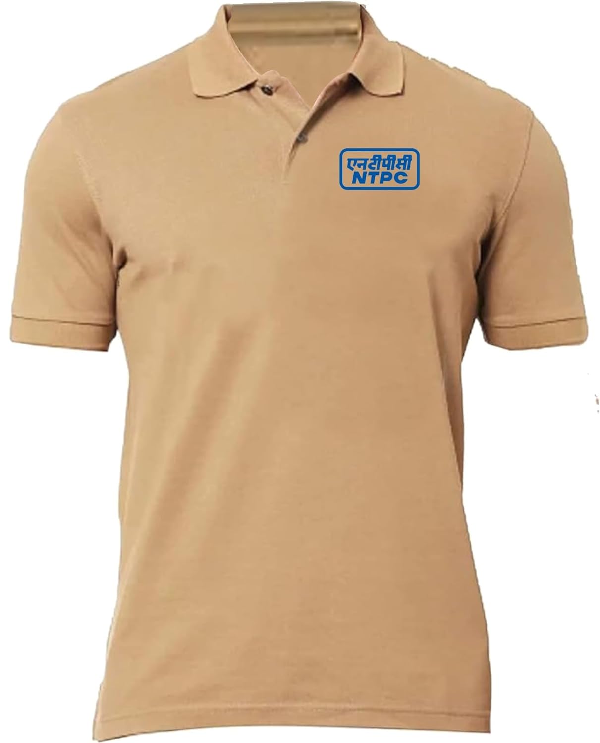 American Apple NTPC Logo Printed Polo/Collar Half Sleeve T-Shirt