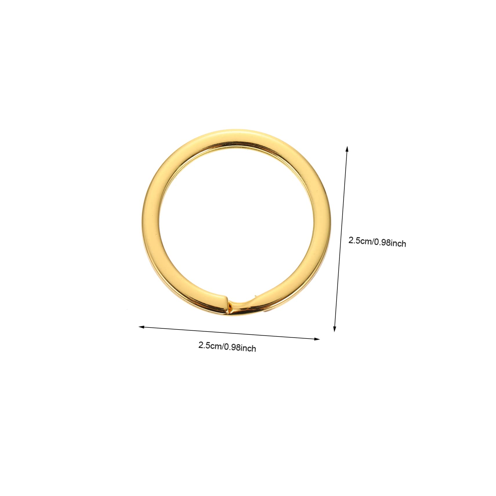 Angoily 4 Set Portachiavi Metallo Retro Per Chiavi Fai Da Te Design Piatto Accessori Pratici Per Chiavi E Pendenti Ergonomici E Sicuri 20 Pezzi*4