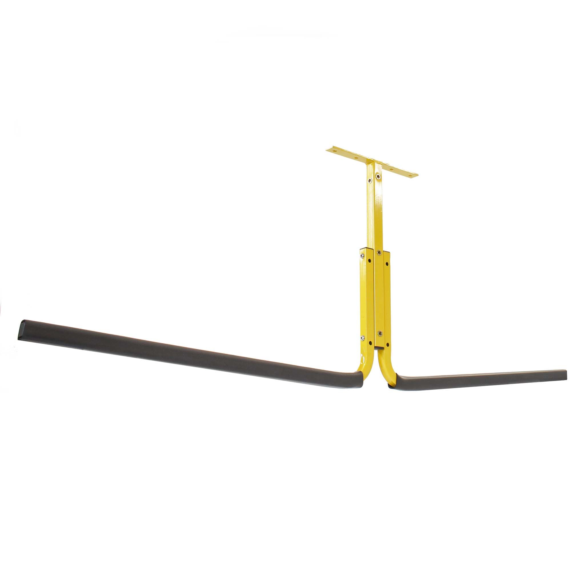 WilTec Support de Plafond pour Planches Surf, Kayaks, Canoes, Snowboards, Sup - 315 x 100 x 870 mm - Charge Max. 45 kg - matériel de Montage Fixation Suspension Stockage Rangement