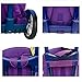Safta Carro EVOLUTION Para Mochilas Escolares, Plegable, Ligero y Resistente, 400x280x850mm, Fucsia