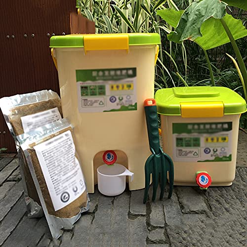 Afvalbakken Compost bin, indoor Compost Bucket Geurloze Compost Emmer voor Keuken Tuin Voedsel Afval met draaghandvat 3 Gallon Gemakkelijk schoon te maken Recycling bin bags - Image 6