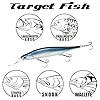 LUCKY CRAFT Lightning Pointer 110DD Deep Diver Freshwater Bass Fishing Lures, Jerkbait Suspending Fishing Lure for Bass & Walleye Fish, 272 MS Ghost Minnow #4