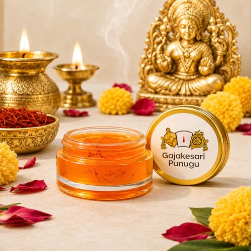Image of Gajakesari Punugu (Sri Balaji's), Pack of 3 with Free Punugu Perfume Oil, Roll-on, Traditional