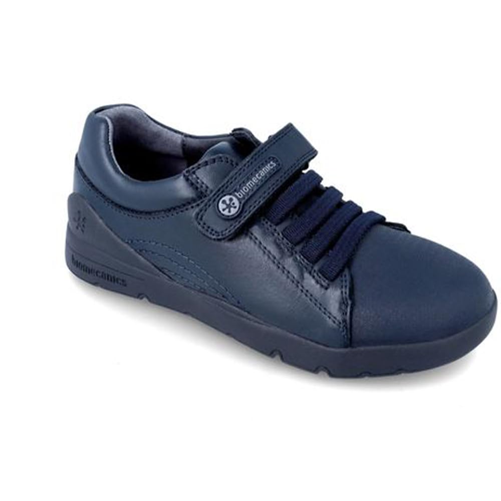 Biomecanics Zapato Colegial con Velcro para: Niños Color: Azul Marino Talla: 33