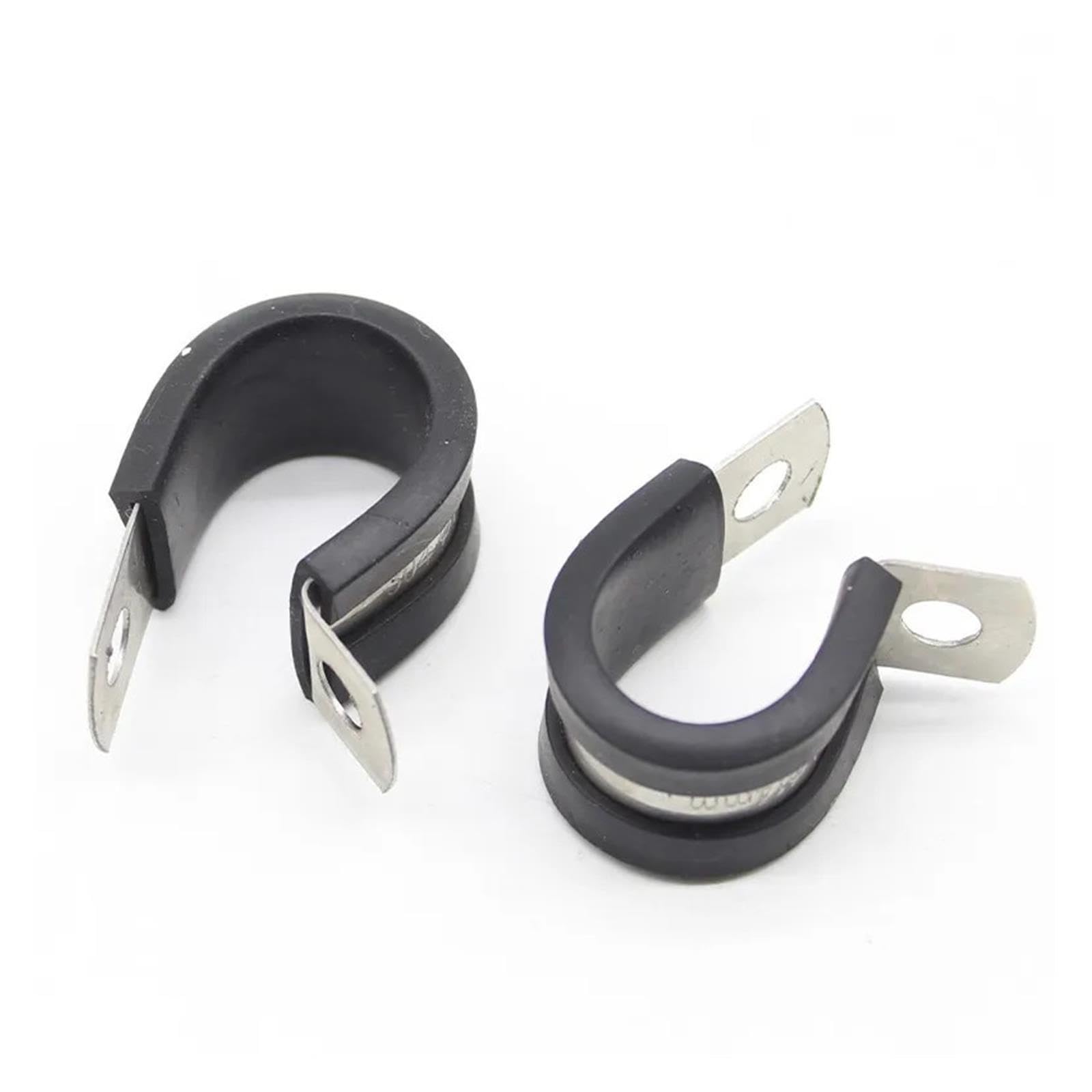2 Stück 304 Edelstahl P-Clip-Schlauchschelle 6–55 mm