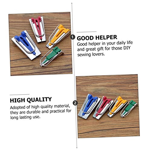 Corhad 1 Set Pin Bag Jewelry Tools Quilting Sewing Machines Quilling Tool Fabric Bias Tape Tool Fabric Bias Tape Maker Bias Tape Folder Bias Tape Maker Tool Quilting Tool Kit Sewing Tool #TOP1