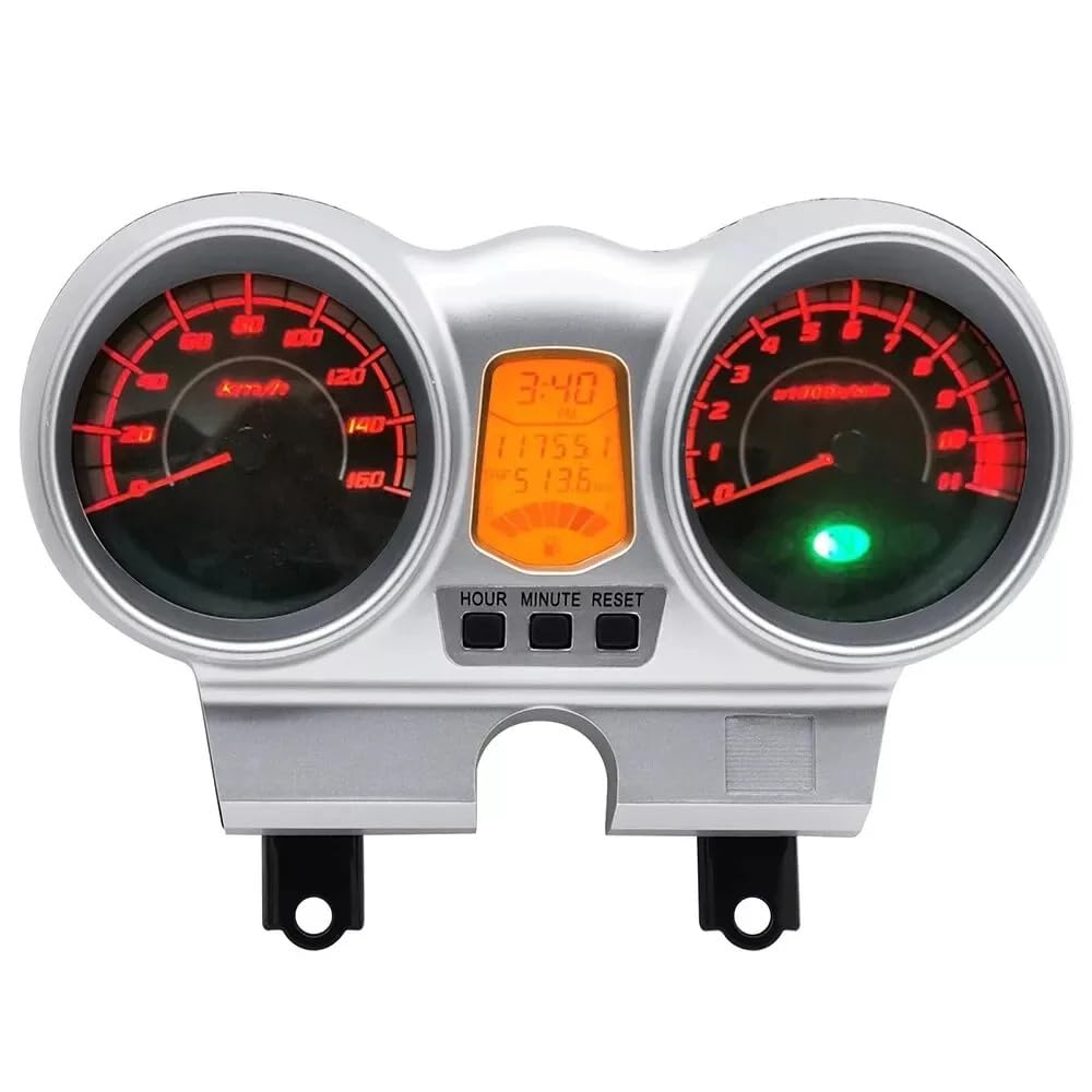 Cuadro de instrumentos Honda 250 CBF CBX Twister 2001-2008 compatible MC14 MC17 MC19 MC22 CBF2506 – pieza moto original de reemplazo para Odómetro Velocímetro, Tacómetro, Odómetro, Pantalla