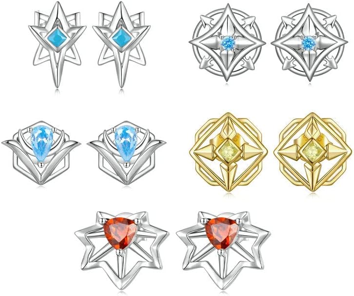 Anime Genshin Impact Collana antica Occhio di Dio Vetro Cupola Pendenti Glow In The Dark Gioielli, 100% Metallo