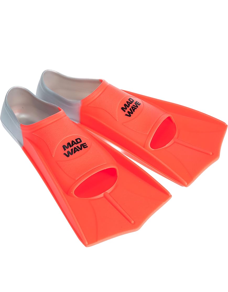 DAM Mad Wave - Aletas de Entrenamiento, Color Naranja