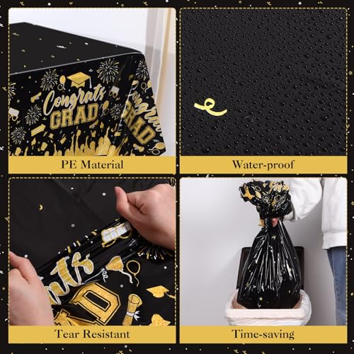 Save on Black Gold 2026 Graduation Party Supplies with Code 8BZ5IWZ8