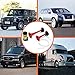GAMPRO 12V 135db Air Horn, Dual Trumpet Air Horn with Compressor, Super Loud Powerful Train Sound Shiny for Any 12V Vehicles Trucks Lorrys Trains Boats Cars Van