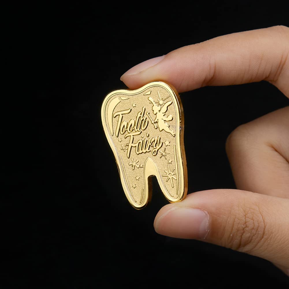 Amazon.co.jp: Zakata 歯の妖精コイン Tooth Fairy Coin 4枚セット
