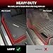 LASFIT Floor Mats for BMW 3 Series 2012-2018 320i 328d 328i 330e 330i 335i 340i M3 RWD & Sedan Only(Not for 335is, X-Drive, GT), All Weather TPE Custom Fit Car Liners 1st & 2nd Row Mat, Black