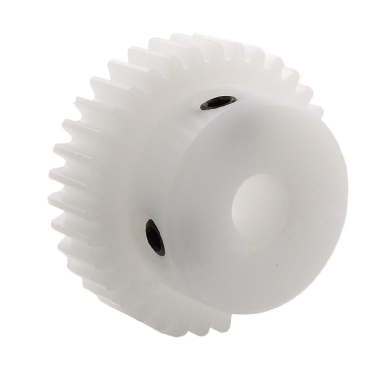 Cylindrical Drive 1pc Plastic Step Cylindrical Gear 1 Module 15 Teeth Spur Gear 1M 15T Straight Teeth Pinion Transmission Drive Gear Rack Machinery(8mm bore)