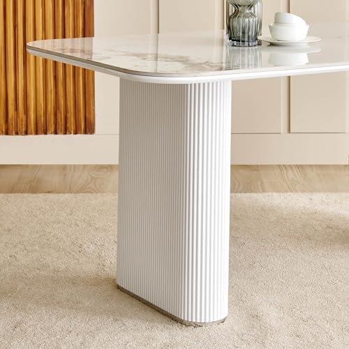 Image of Home Centre | Sophia | Ceramic Top | 6 Seater Tables | Grey | 1 Year Warranty