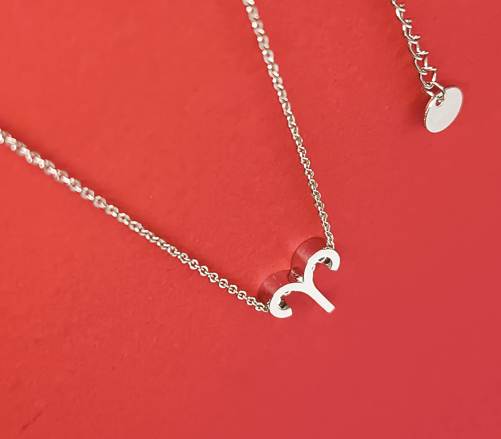 Collar Signo Zodiaco Acero Inoxidable hermosa Tarjeta Significado Signo Zodiacal Colgante Horóscopo Para mujer Regalo Cumpleaños — view 2