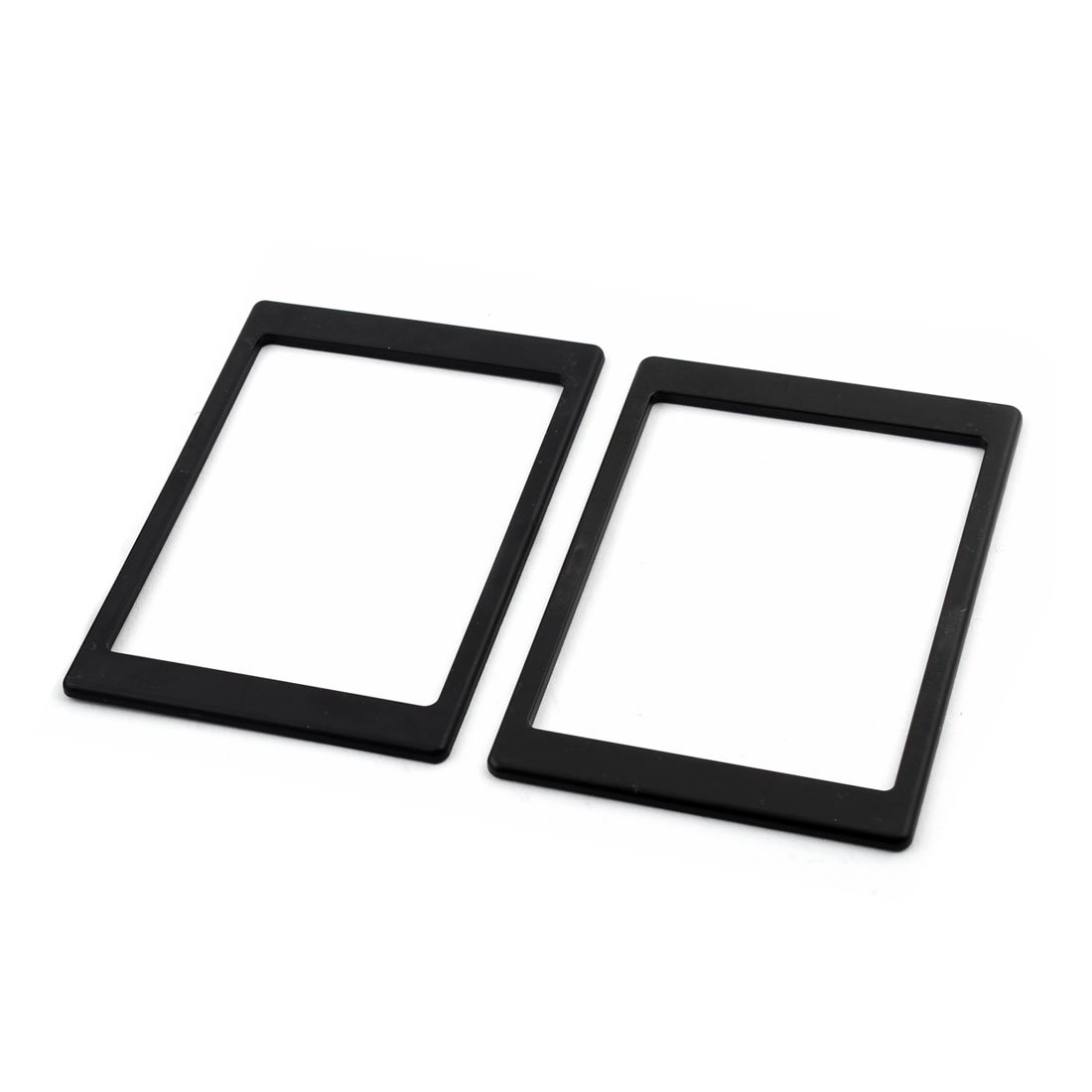 Computadora portátil de plástico 0.276 in a 0.374 in HDD SSD Unidad de disco duro engrosamiento Junta Pad Marco 5pcs Negro 2