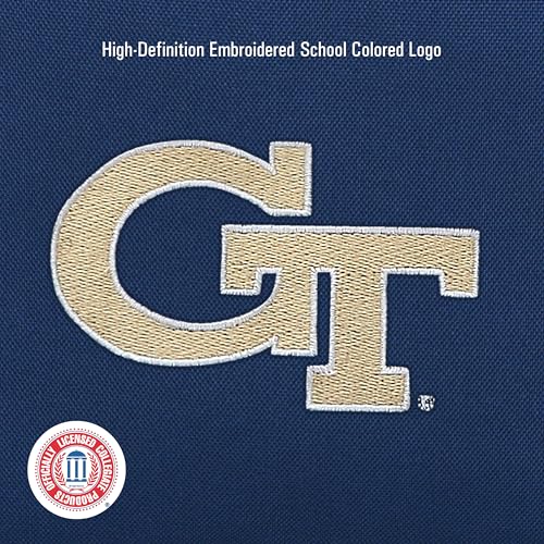 Image of JanSport NCAA Officially Licensed Backpack, Georgia Tech, Superbreak Plus with Padded 15'' Laptop Sleeve, Spacious Computer Bag for Men & Women, Durable Daypack with Bottle Pocket, Navy