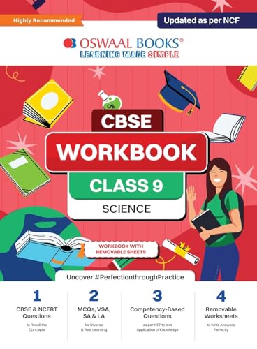 Oswaal CBSE Workbook Class 9 Science | Updated as per NCF | For Latest Exam