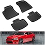 KIWI MASTER Floor Mats Compatible for 2011-2023 Dodge Charger RWD / Chrysler 300 RWD All Weather Custom Fit Liners